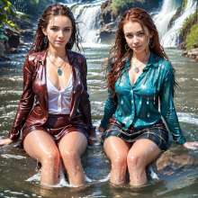 Wetmaxiskirts: Glamour AI Wetlook: Model "Photo Movie Realistic"--third image selection