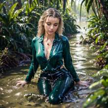 Wetmaxiskirts: Glamour AI Wetlook: new model "duchaitenjourney"