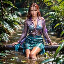 Wetmaxiskirts: Glamour AI Wetlook: Model "Photo Movie Realistic"--third image selection
