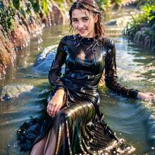 Wetmaxiskirts: Glamour AI Wetlook: Model "Photo Movie Realistic"--third image selection