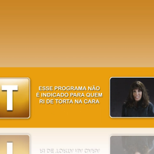 Gater: TV find: Luana Martau pies herself in Brazilian parody show "Ta no Ar"
