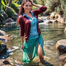 Wetmaxiskirts: Glamour AI Wetlook: Model "Photo Movie Realistic"--third image selection