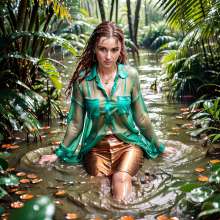 Wetmaxiskirts: Glamour AI Wetlook: Model "Photo Movie Realistic"--third image selection