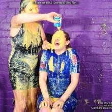 DungeonMasterOne: Kjirsten Jensen and Miss Abigail in Swimsuit Filling Fun!