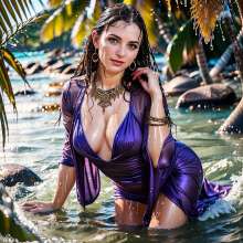 Wetmaxiskirts: Glamour AI Wetlook: Model "Photo Movie Realistic"--third image selection