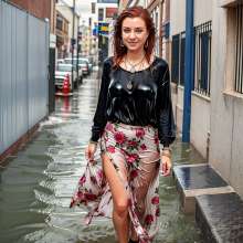 Wetmaxiskirts: Glamour AI Wetlook: Model "Photo Movie Realistic"--third image selection