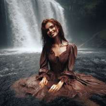 Wetmaxiskirts: Glamour AI Wetlook: wet+muddy elegant Victorian gowns (Bing Image Creator)