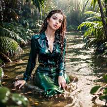 Wetmaxiskirts: Glamour AI Wetlook: new model "duchaitenjourney"