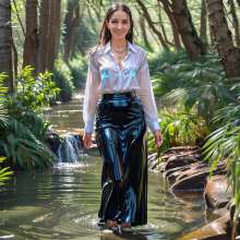 Wetmaxiskirts: Glamour AI Wetlook: Model "Photo Movie Realistic"--third image selection