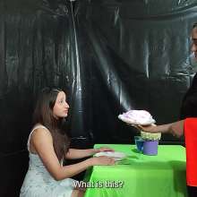 WamByWamStudio: Angry Waitress Humiliates Ruby with a Dirty Mess