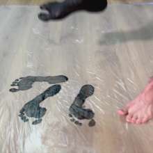 Your Wet Cat: Black Absorption into the Paint, Andrey Tore His Panties