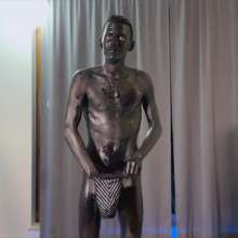 Your Wet Cat: Black Absorption into the Paint, Andrey Tore His Panties