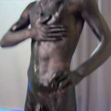 Your Wet Cat: Black Absorption into the Paint, Andrey Tore His Panties