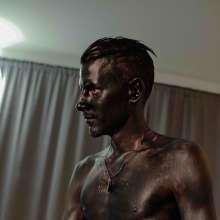 Your Wet Cat: Black Absorption into the Paint, Andrey Tore His Panties