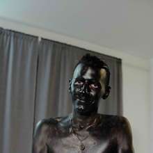 Your Wet Cat: Black Absorption into the Paint, Andrey Tore His Panties