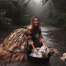 Wetmaxiskirts: Glamour AI Wetlook: wet+muddy elegant Victorian gowns (Bing Image Creator)