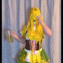Chloe of PieroProductions: Chloe G Is... Beer Maid Gunged