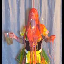 Chloe of PieroProductions: Chloe G Is... Beer Maid Gunged