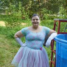 JD and Messy Andi: Another Ballerina Dunked!