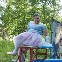 JD and Messy Andi: Another Ballerina Dunked!