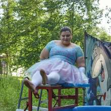 JD and Messy Andi: Another Ballerina Dunked!