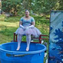 JD and Messy Andi: Another Ballerina Dunked!