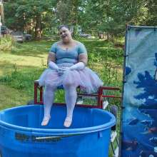 JD and Messy Andi: Another Ballerina Dunked!