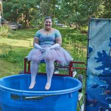 JD and Messy Andi: Another Ballerina Dunked!