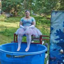 JD and Messy Andi: Another Ballerina Dunked!