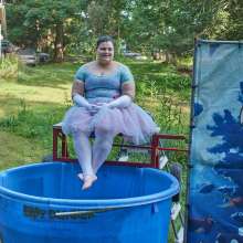 JD and Messy Andi: Another Ballerina Dunked!