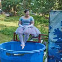 JD and Messy Andi: Another Ballerina Dunked!