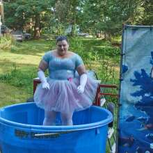 JD and Messy Andi: Another Ballerina Dunked!