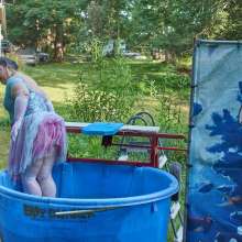 JD and Messy Andi: Another Ballerina Dunked!