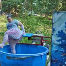 JD and Messy Andi: Another Ballerina Dunked!