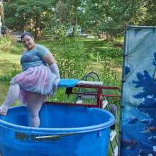 JD and Messy Andi: Another Ballerina Dunked!