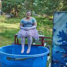 JD and Messy Andi: Another Ballerina Dunked!