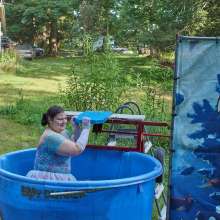 JD and Messy Andi: Another Ballerina Dunked!