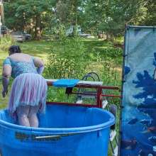 JD and Messy Andi: Another Ballerina Dunked!