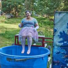 JD and Messy Andi: Another Ballerina Dunked!