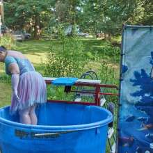 JD and Messy Andi: Another Ballerina Dunked!