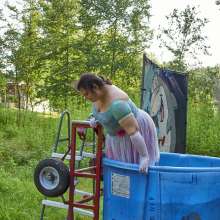 JD and Messy Andi: Another Ballerina Dunked!