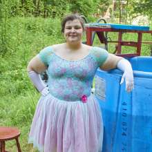 JD and Messy Andi: Another Ballerina Dunked!