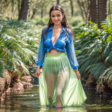 Wetmaxiskirts: Glamour AI Wetlook: Model "Photo Movie Realistic"--fourth image selection