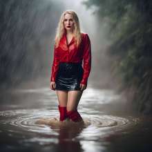 Lavette: Wet Leather and Latex