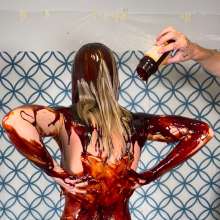 Slimed Models: Erin Molasses and Feathered and Slopped Naked