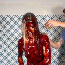 Slimed Models: Erin Molasses and Feathered and Slopped Naked