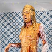 Slimed Models: Erin Molasses and Feathered and Slopped Naked