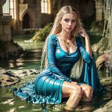 Wetmaxiskirts: Glamour AI Wetlook: new model "duchaitenjourney"