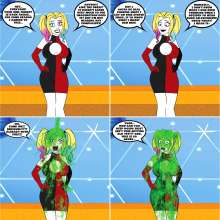 rtgdes1gner: New comic of Harley Quinn getting the green glop!