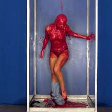 Lara_eurowam: Judith Is Back for Another Slime Video in Jeans-T479c3
